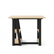 Alphason Desks Penzance Oak & Black