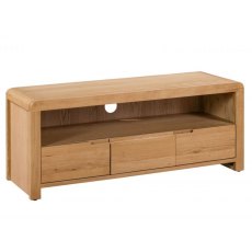 Julian Bowen Curve Oak TV Unit