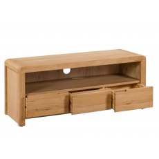 Julian Bowen Curve Oak TV Unit