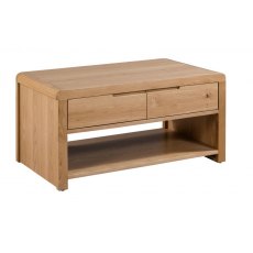 Julian Bowen Curve Oak Coffee Table