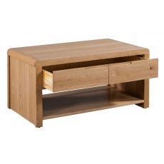 Julian Bowen Curve Oak Coffee Table