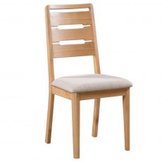 Julian Bowen Curve Oak Dining Chair