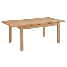 Julian Bowen Curve Oak Extending Dining Table