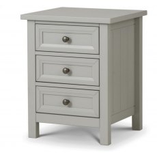 Julian Bowen Maine 3 Drawer Bedside