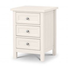 Julian Bowen Maine 3 Drawer Bedside