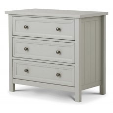 Julian Bowen Maine 3 Drawer Wide Chest