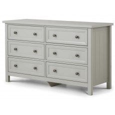 Julian Bowen Maine 6 Drawer Wide Chest