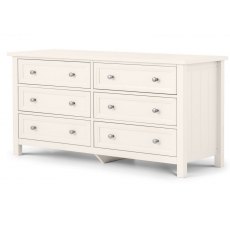 Julian Bowen Maine 6 Drawer Wide Chest