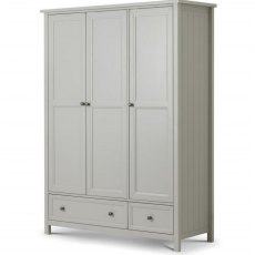 Julian Bowen Maine 3 Door Combination Wardrobe