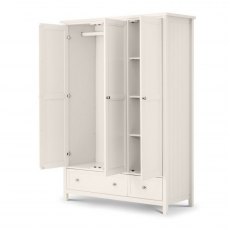 Julian Bowen Maine 3 Door Combination Wardrobe