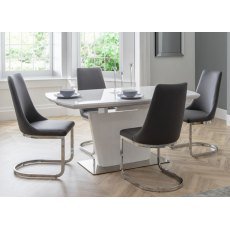 Julian Bowen Como High Gloss Extending Table