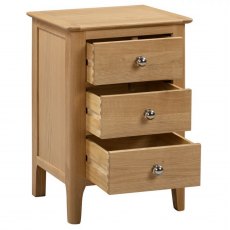 Julian Bowen Cotswold 3 Drawer Bedside