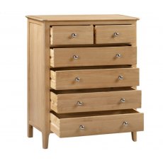 Julian Bowen Cotswold 4 + 2 Drawer Chest