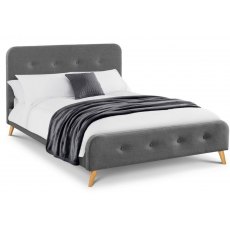 Julian Bowen Astrid Curved Retro Buttoned Bed
