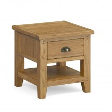 Corndell Burford Lamp Table With Drawer