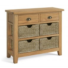 Corndell Burford Console Table with Baskets