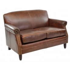 Ancient Mariner Seating Vintage Leather 2 Seater Sofa