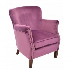 Ancient Mariner Seating Cromarty Armchair Plum Velvet