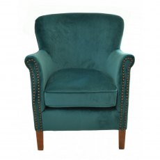 Ancient Mariner Seating Cromarty Armchair Teal Velvet
