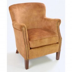 Ancient Mariner Seating Cromarty Gold Velvet Armchair