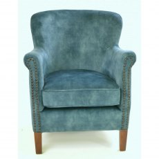 Ancient Mariner Seating Cromarty Deep Green Velvet Armchair