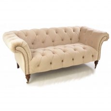 Ancient Mariner Seating Ellie Nougat Velvet 3 Seater Sofa