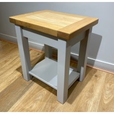 A J Charltons Bretagne Lamp Table With Shelf