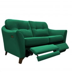 G Plan Hatton 2 Seater Formal Back Sofa With Double Power Footrest