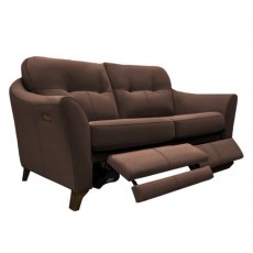 G Plan Hatton 2 Seater Formal Back Sofa With Double Power Footrest