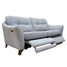 G Plan Hatton 3 Seater Formal Back Sofa With Double Power Footrest