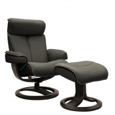 G Plan Bergen Manual Recliner Chair & Stool