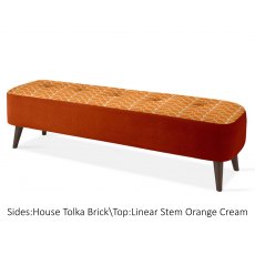 Orla Kiely Large Donegal Footstool