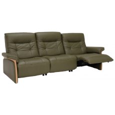 Stressless Mary 3 Seater Single Sided Powered Recliner Sofa