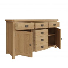 Hafren Collection KCO 2 Door 6 Drawer Sideboard