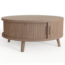 Carlton Furniture Tambour Holcot Grey Coffee Table