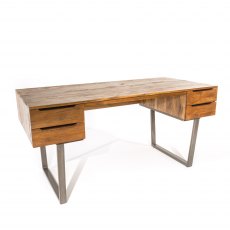 Bluebone Re-Engineered 4 Drawer Desk