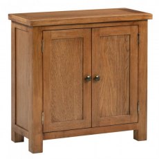 Devonshire Dorset Rustic Oak Small 2 Door Cabinet