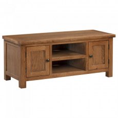 Devonshire Dorset Rustic Oak Large TV Unit