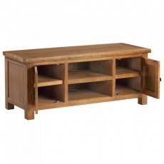 Devonshire Dorset Rustic Oak Large TV Unit