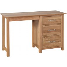 Devonshire New Oak Single Pedestal Dressing Table