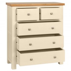 Devonshire Dorset Painted 2 Over 3 Drawer Chest
