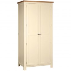 Devonshire Dorset Painted Double Full Hanging Wardrobe