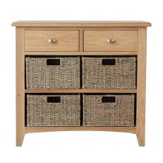 Hafren Collection KGAO Dining 2 Drawer 4 Basket Cabinet