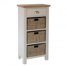 Hafren Collection KRA 1 Drawer 3 Basket Cabinet