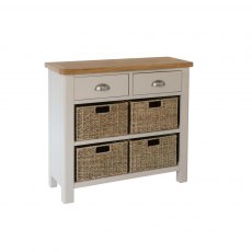 Hafren Collection KRA 2 Drawer 4 Basket Cabinet