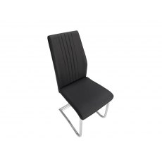 Hafren Collection Dining Chair With Chrome Legs