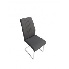 Hafren Collection Dining Chair With Chrome Legs