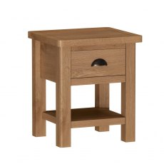 Hafren Collection KRAO 1 Drawer Lamp Table