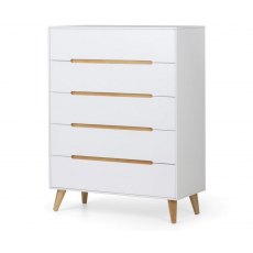 Julian Bowen Alicia 5 Drawer Chest