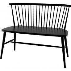 Bell & Stocchero Como Oak Black Dining Bench